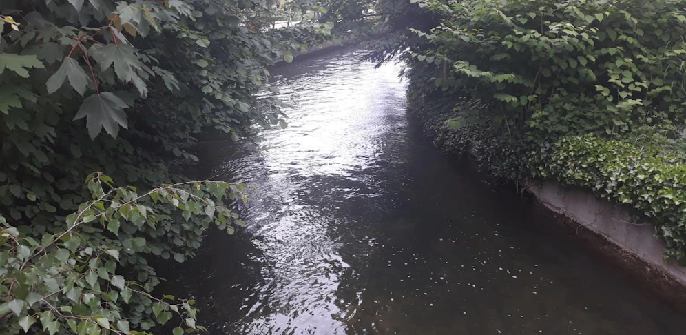 Der Mühlbach in St. Pölten.