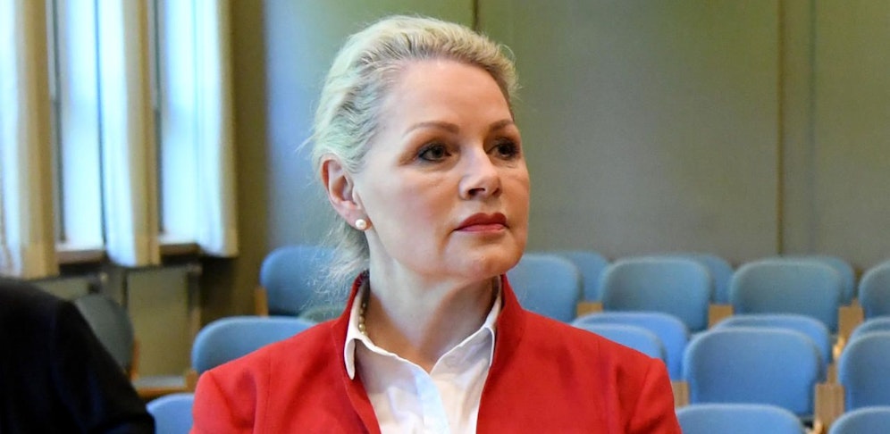 Doris von Sayn-Wittgenstein, die ehemalige AfD-Landesparteivorsitzende von Schleswig-Holstein, wurde von ihrer Partei ausgeschlossen.