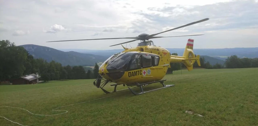Helikopter-Einsatz auf der Rax.
