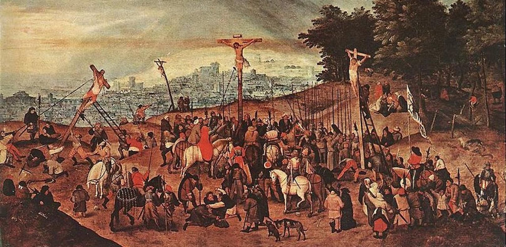 Die Kreuzigung von Pieter Brueghel dem Jüngeren