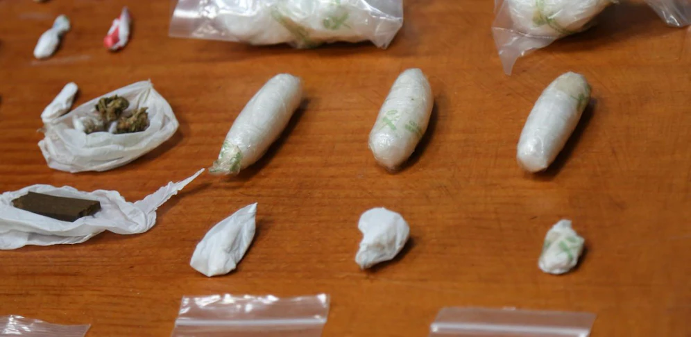 Abgepackte Drogen. Symbolfoto