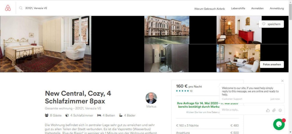 Auf dieses täuschend echte Inserat fiel Barbara S. beinahe herein.