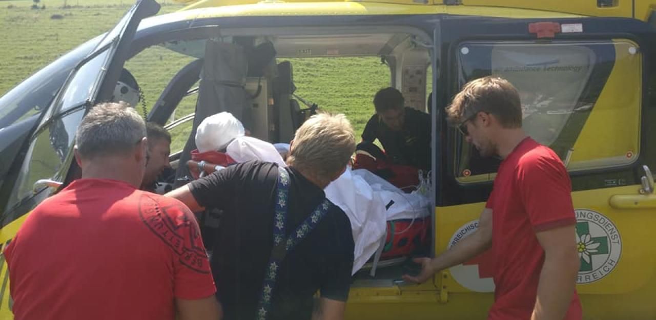 Heute.at - Wanderer stürzte auf der Rax: Taubergung per Heli