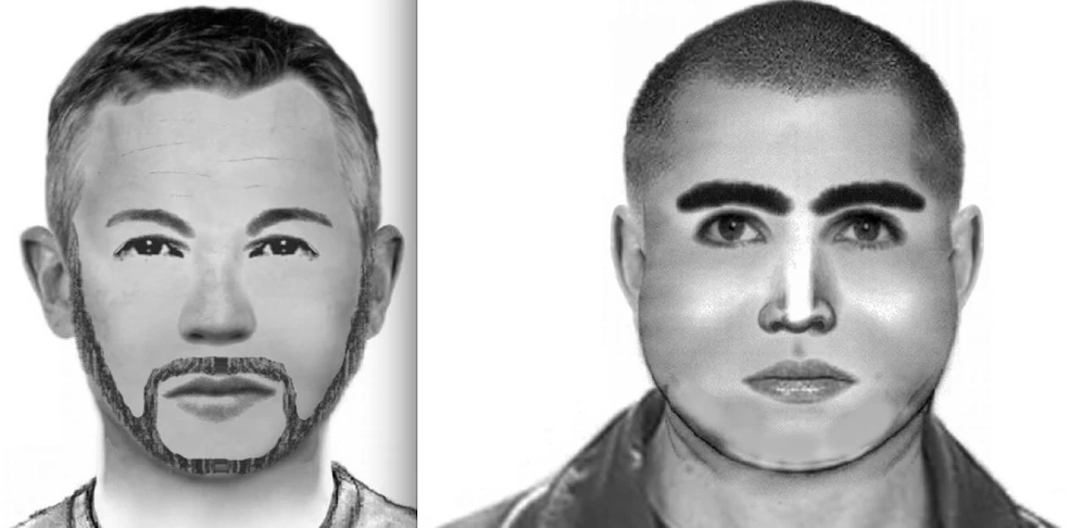 Zwei Sexvorfälle in Strasshof: Verdächtiger vom 23. Juni (li.) und vom 22. April (re.)