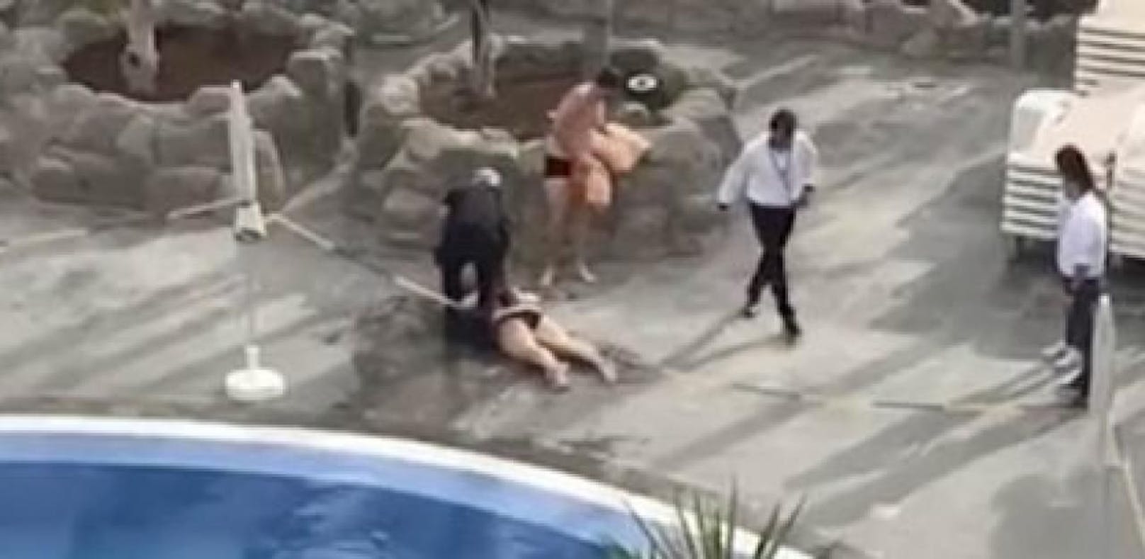 Frau wegen Quarantäne auf Teneriffa aus Pool gezerrt