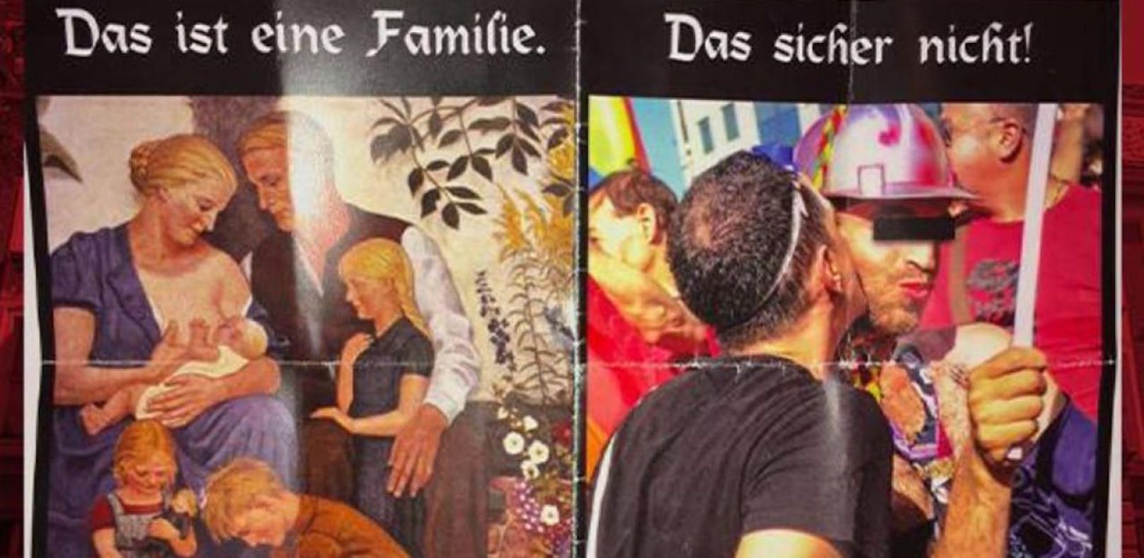 "Burschenschaft hetzt mit Nazi-Bild gegen Schwule"