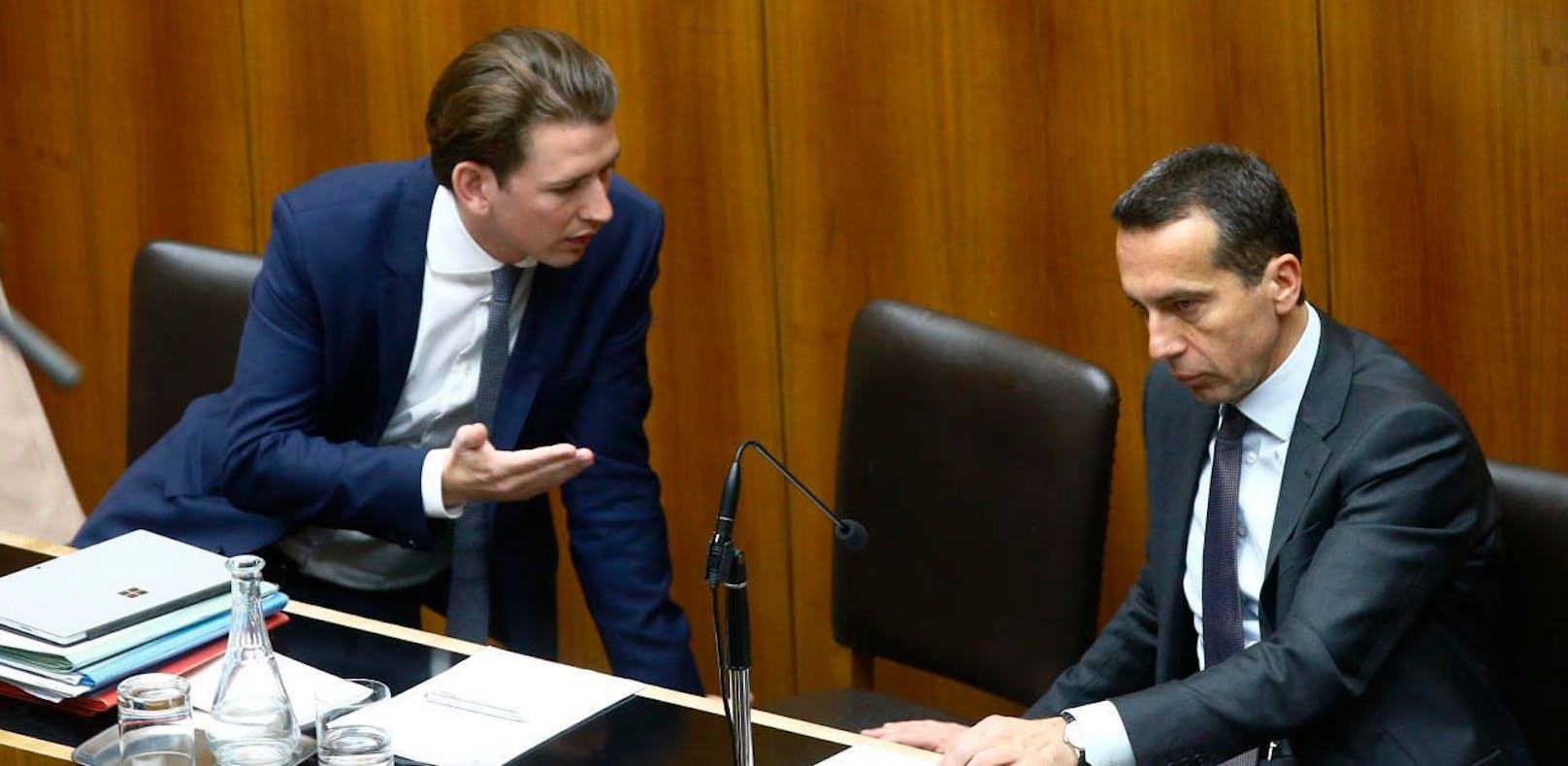 Sebastian Kurz und Christian Kern