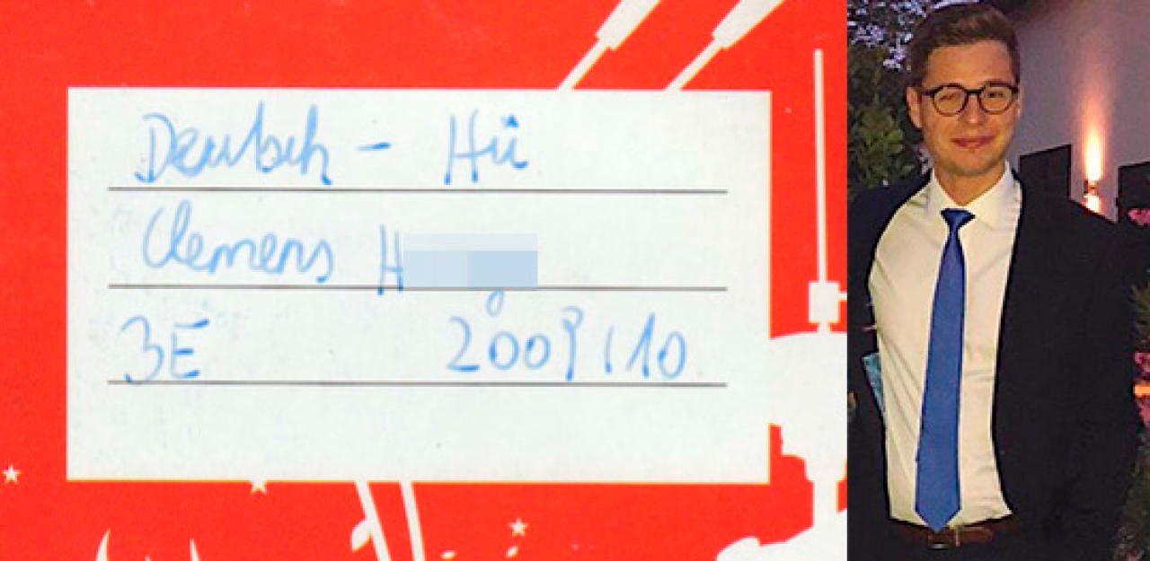 Heute.at - Flaschenpost 12 Jahre alt:  Jetzt Schriftvergleich