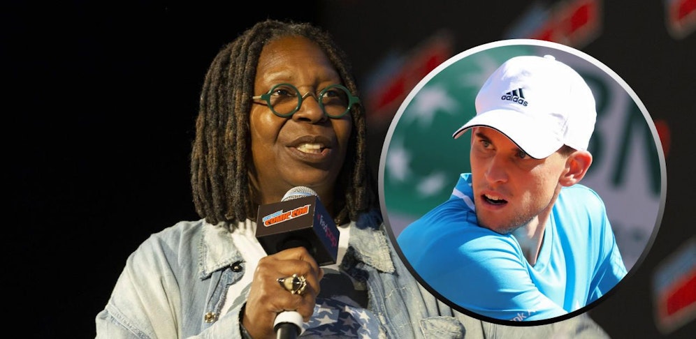 Schauspielerin Whoopi Goldberg watscht Dominic Thiem verbal ab.