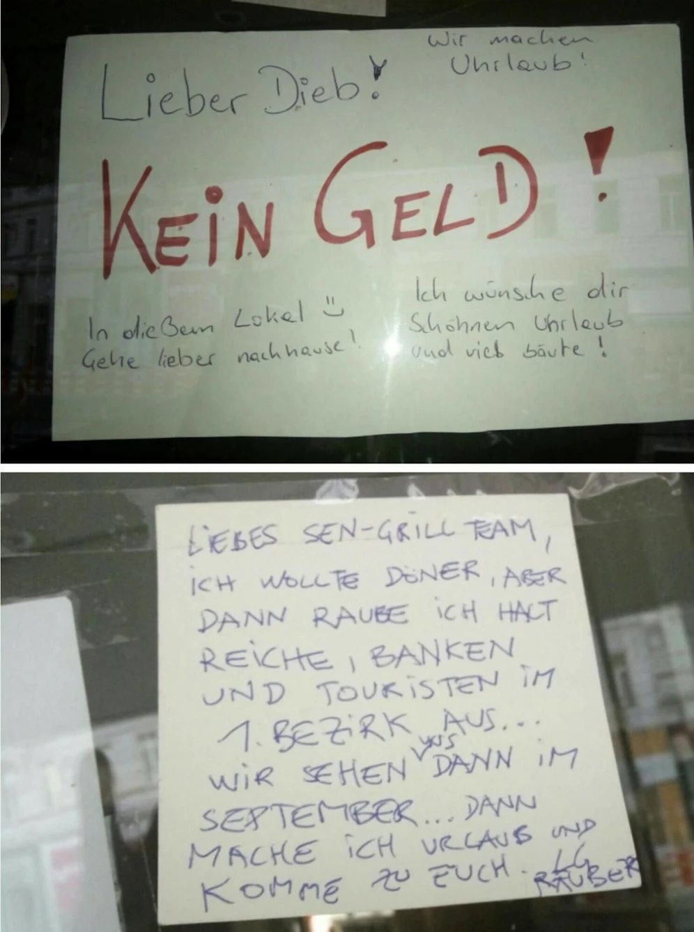 Ein angeblicher Dieb meldete sich bei einem Kebap-Restaurant in Wien-Leopoldstadt.