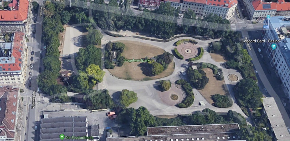 Der Vorfall passierte in einem Park am Vogelweidplatz