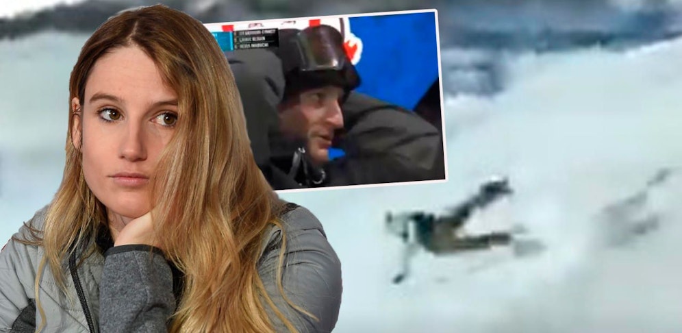 Anna Gasser stürzt bei den X-Games.