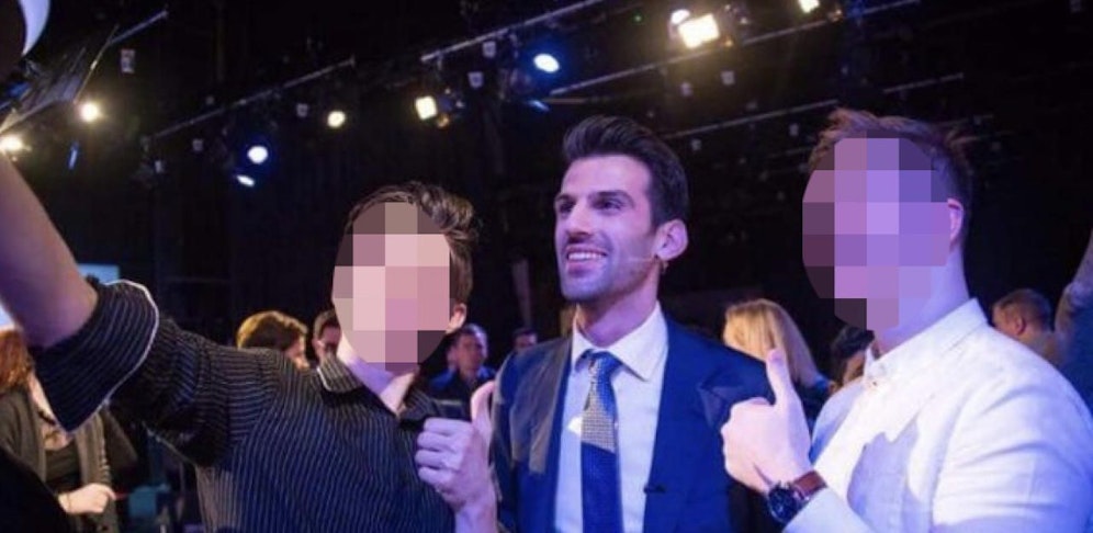 VP-Wahlwerber auf Selfie mit Udo Landbauer (FP)