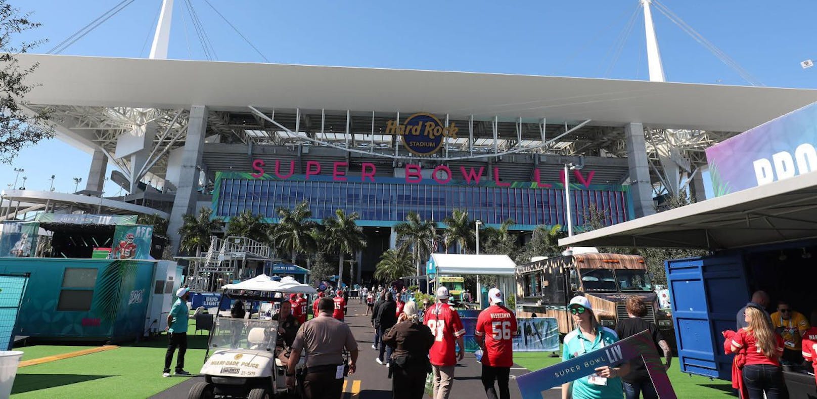 Das Hard Rock Stadium in Miami ist kein billiges Vergnügen