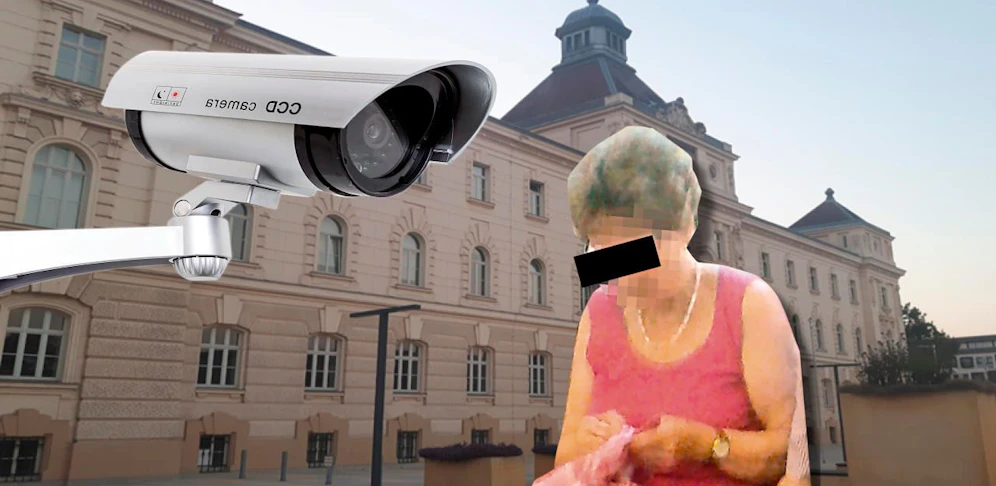 Kamera überführt 80-Jährige - jetzt fasste sie bedingte Haft aus.