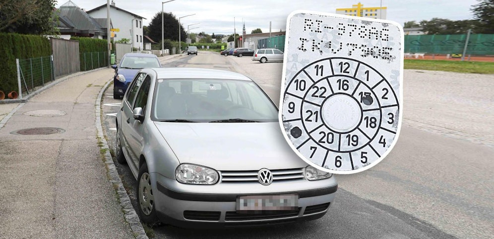 Beim Rieder Radarauto ist das Pickerl abgelaufen. 