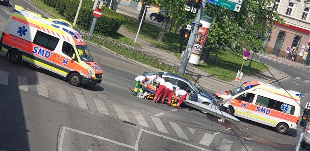 Frontalcrash in Wien-Liesing