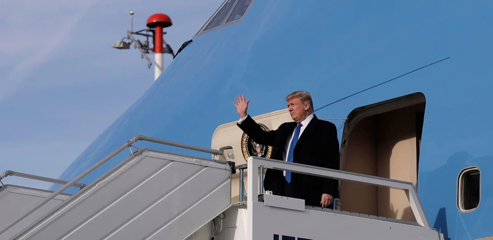 Trump weilt in der Schweiz.