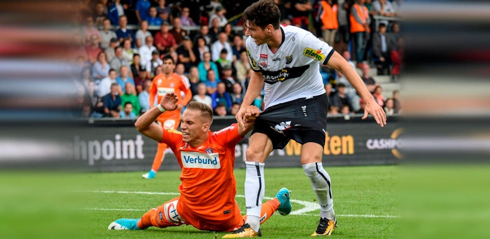 Die Austria rund um Stürmer Monschein startet mit einem Bauchfleck in die neue Saison. 