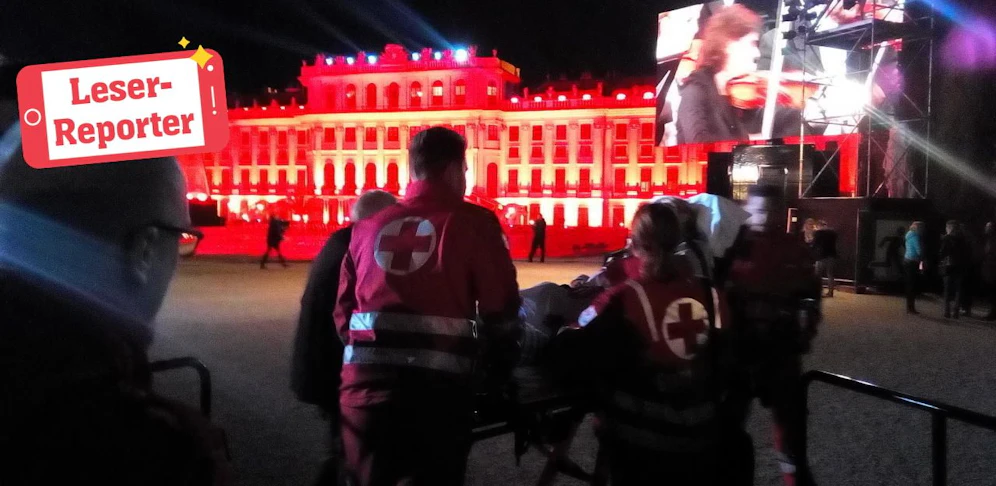 Die Frau kollabierte während des Sommernachtskonzerts.