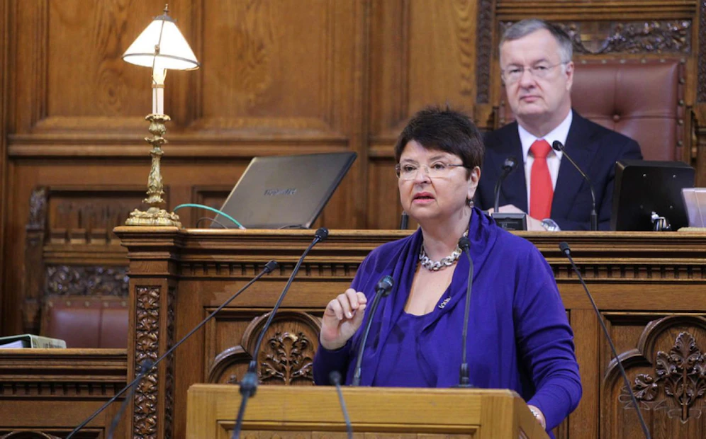 Renate Brauner im Gemeinderat.