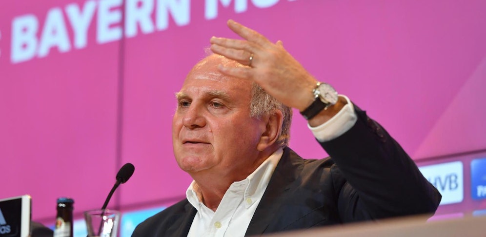 Uli Hoeneß poltert gegen den DFB.