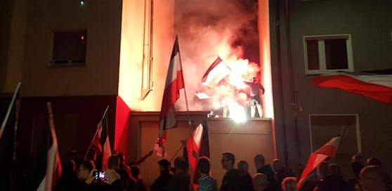 Aufmarsch Rechtsextremer in Dortmund am 21. September.