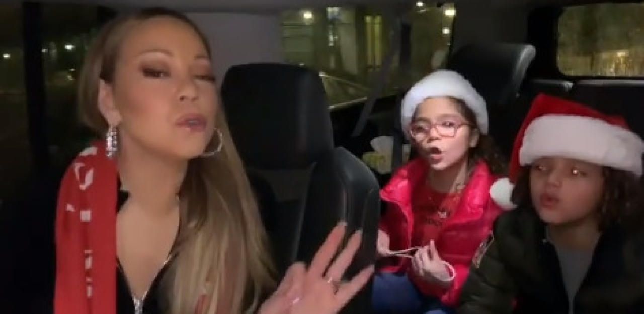Szene Mariah Careys Zwillinge singen mit Mama ihren Hit Heute.at