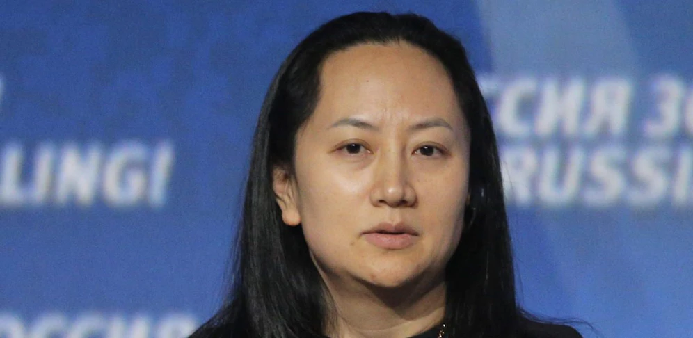 Huawei-Finanzchefin Meng Wanzhou bei einem Investment-Forum in Moskau im Oktober 2014.