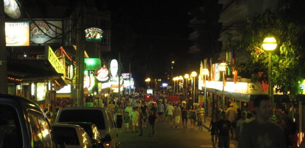 Die berühmte Schinkenstraße auf Mallorca: Hier kam es zu dem Gewalt-Exzess.
