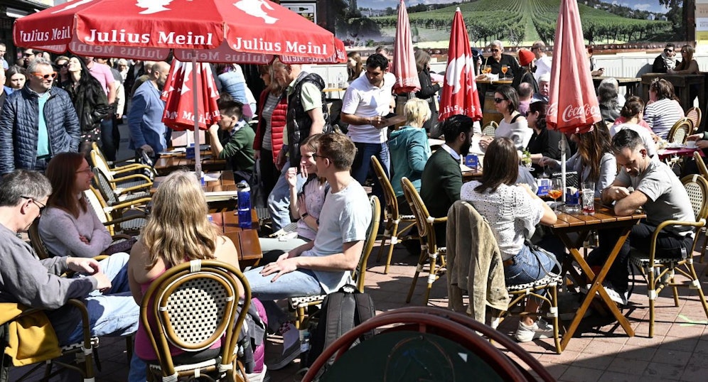 Wirte besorgt um ihre Schanigärten.