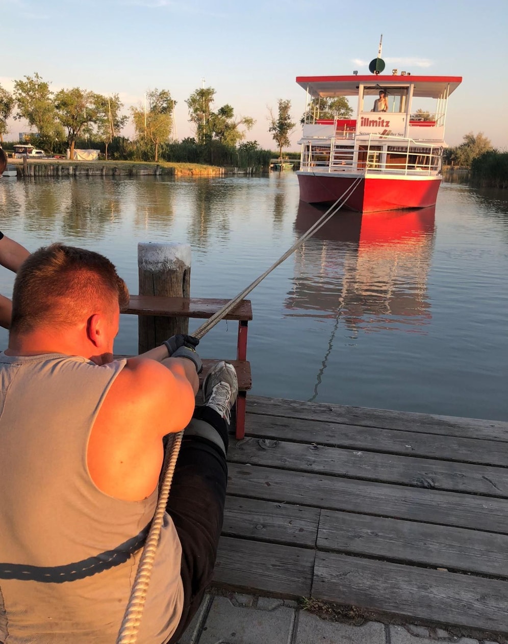 Matthias "Cheesy" Göth, Strongman aus NÖ, bündelt seine Kräfte für die Charity.