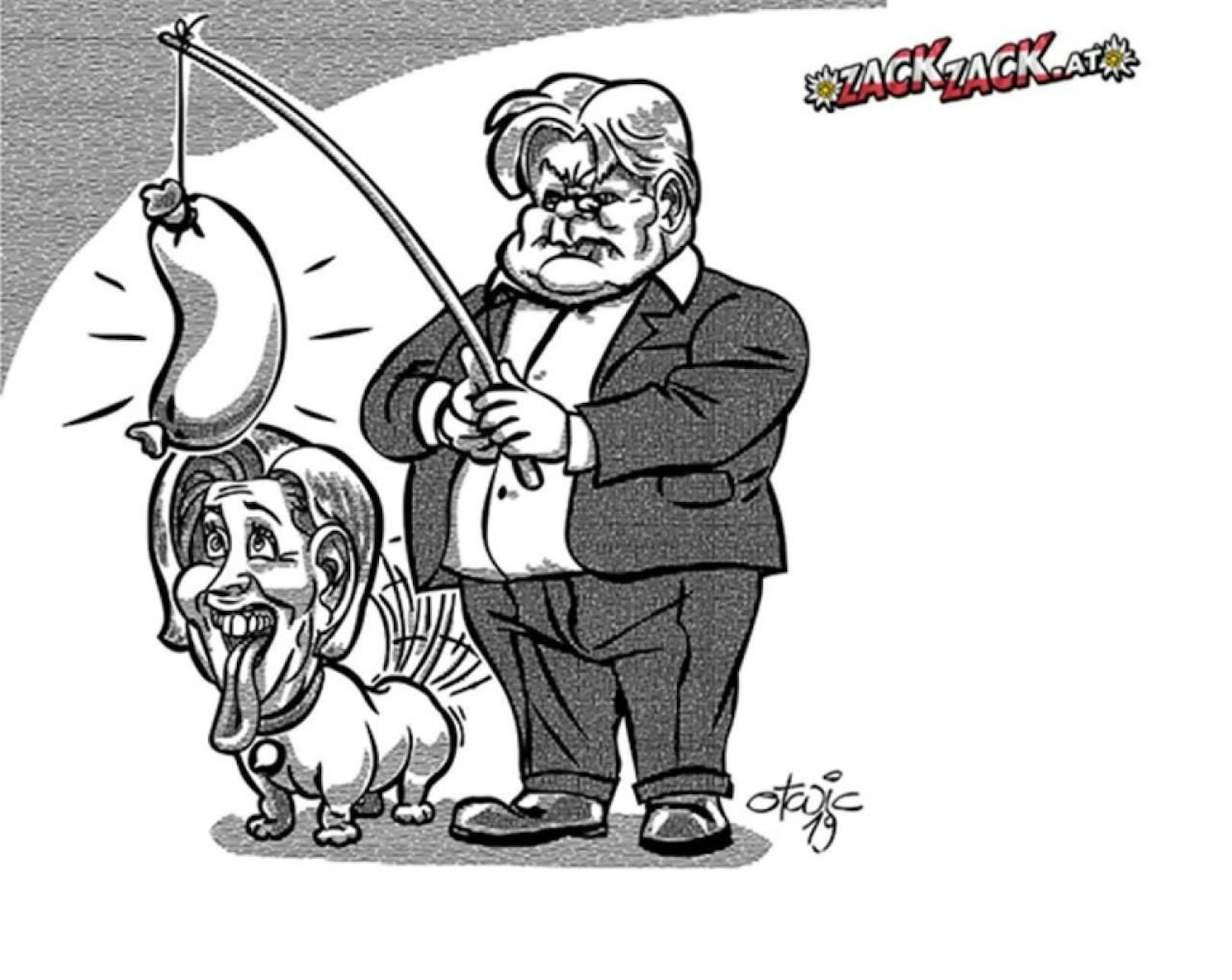 Das sagt Peter Pilz zum Hunde-Cartoon