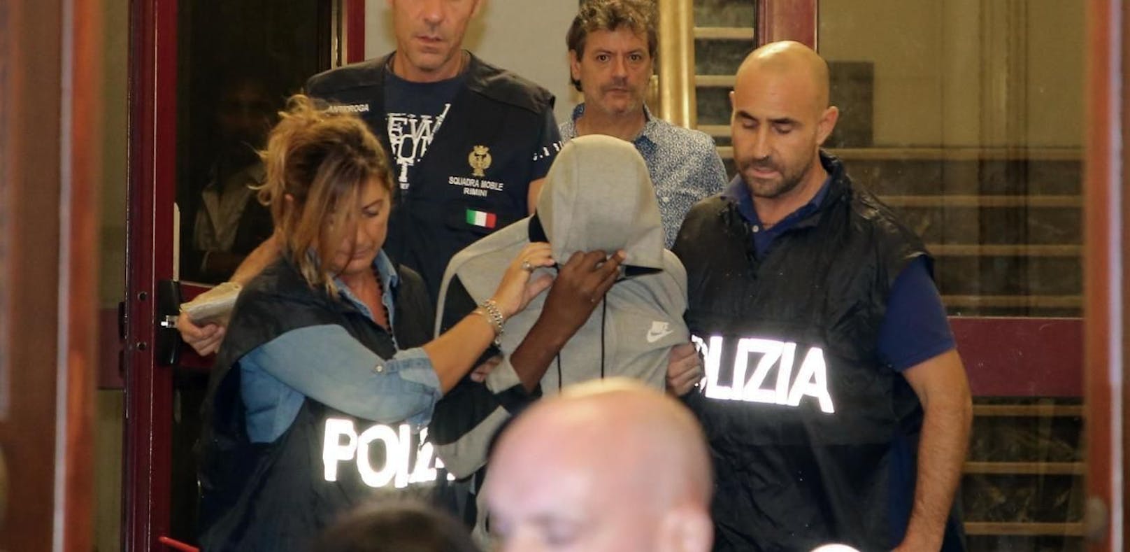 Gruppenvergewaltigung in Rimini: Die italienische Polizei hat am 2. September alle vier Täter verhaftet.