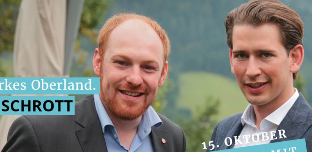 Dominik Schrott im Wahlkampf 2017.