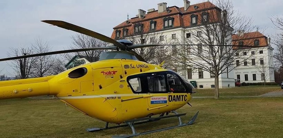 Der Notfallpatient wurde mit dem Christophorus ins Krankenhaus geflogen. 
