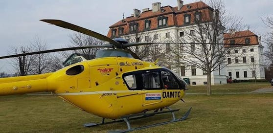 Der Notfallpatient wurde mit dem Christophorus ins Krankenhaus geflogen.