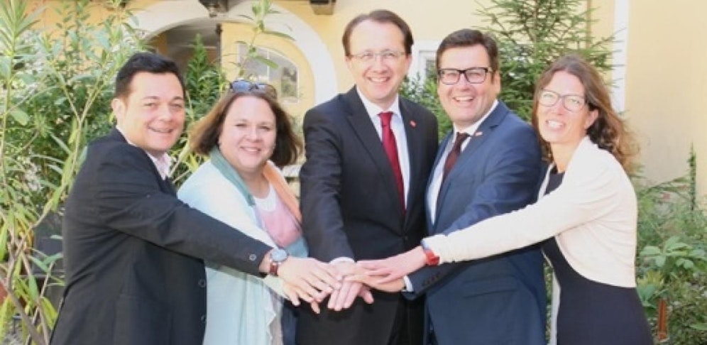 Herbert Pfeffer, Kathrin Schindele, Matthias Stadler, Robert Laimer und Karin Gorenzel. (v.l.n.r.)