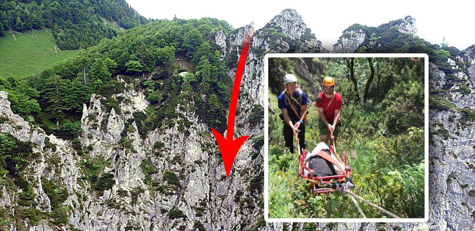 Bergsteiger stürzte vor Freunden 150 Meter in Tod