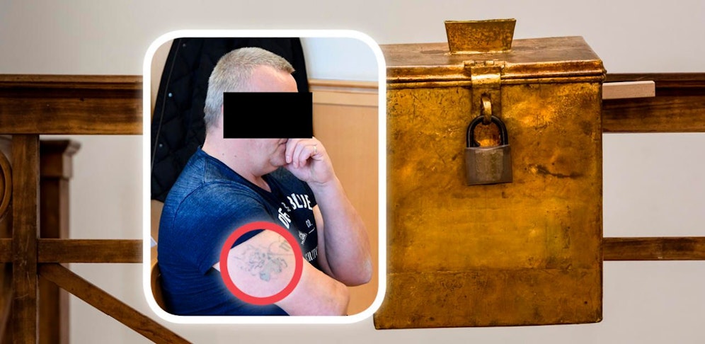 Der wegen Kirchen-Einbrüchen verurteilte Pole trug ein Engel-Tattoo.