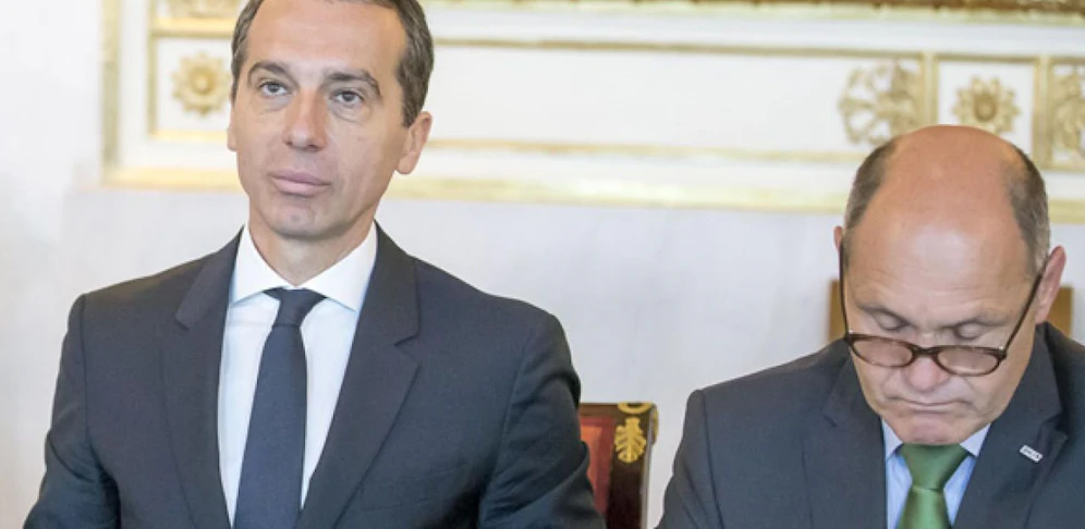 SPÖ-Kanzler Christian Kern und ÖVP-Innenminister Wolfgang Sobotka