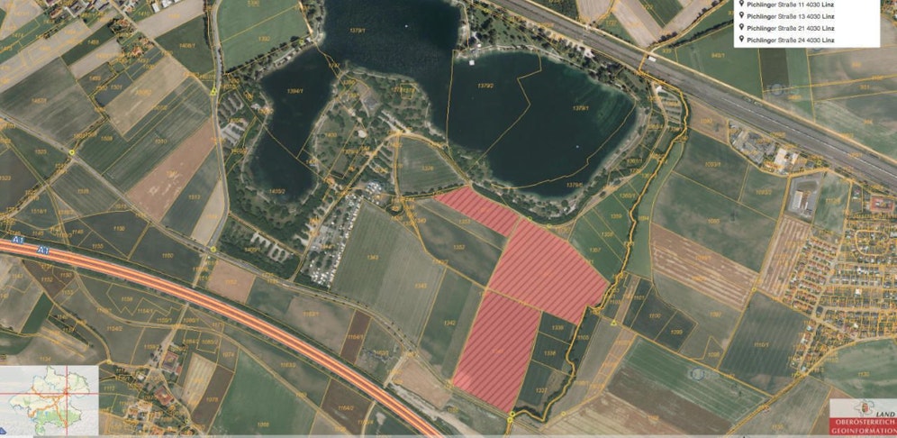 Hier soll das LASK-Stadion entstehen. 