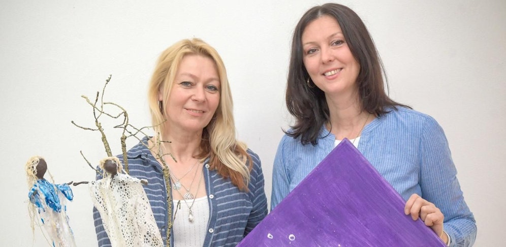 Andrea Halbwachs (li.) und Marlene Haas freuen sich auf die Besucher.