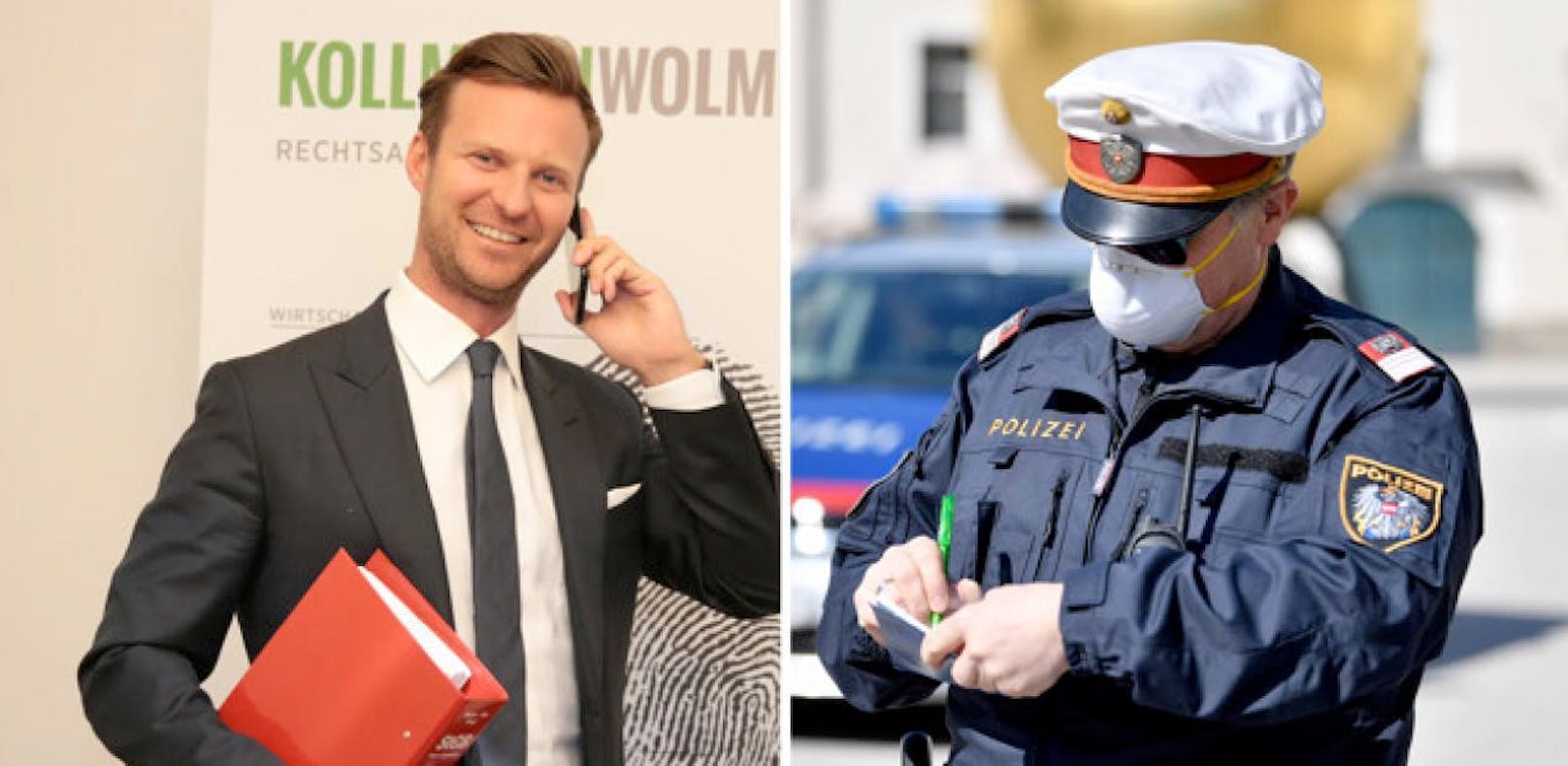 Der Wiener Star-Anwalt Philipp Wolm erklärt, wann die Polizei grundsätzliche anzeigen kann  und wann nicht.