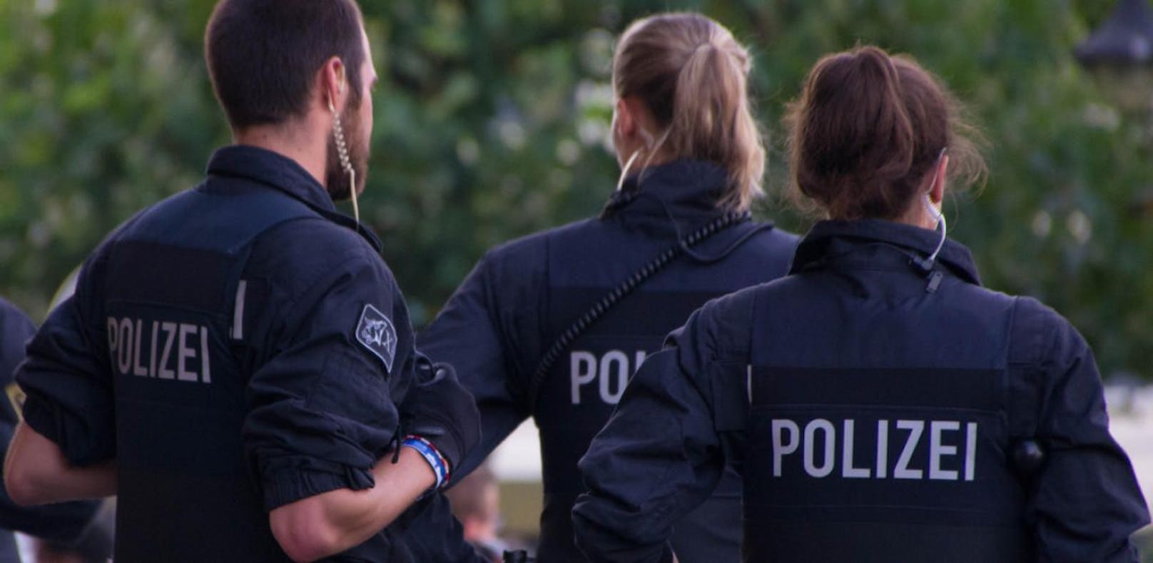 Großeinsatz der Polizei in Deutschland.