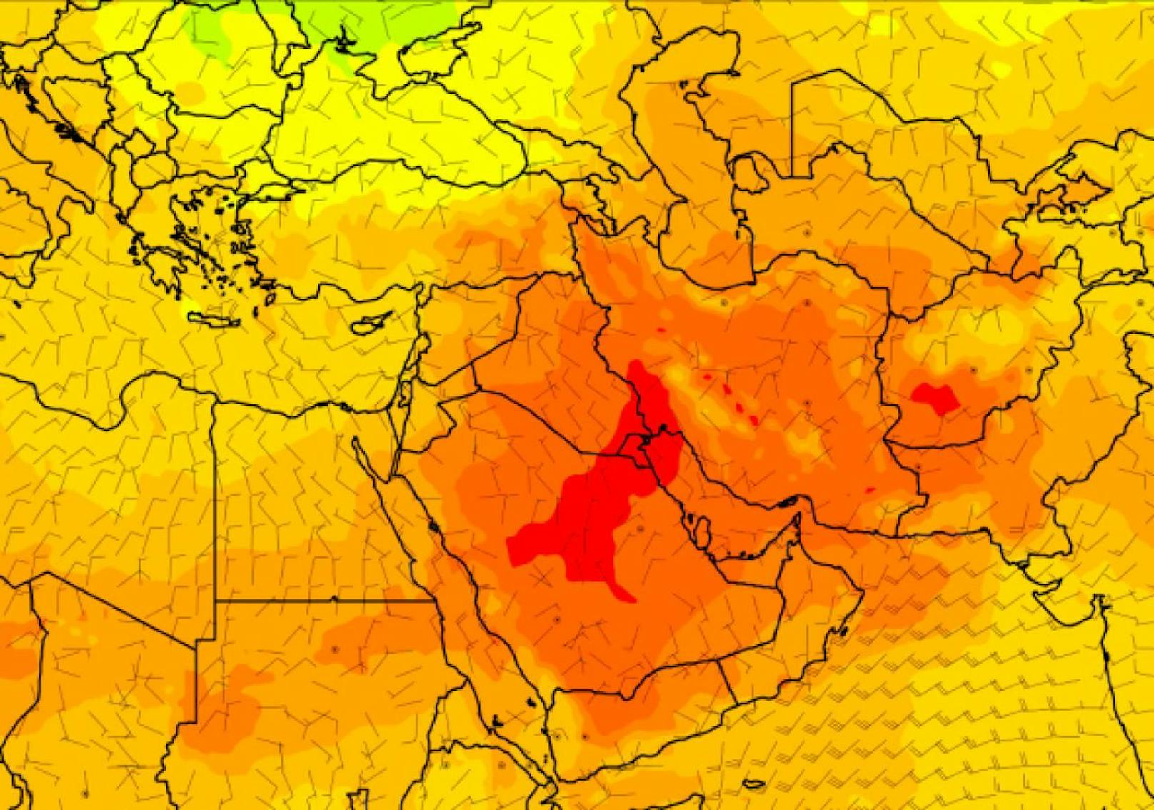 Auf der Erde gibt es einen neuen Hitzerekord. In Kuwait wurden am 21. Juli 2016 beinahe 54 Grad Celsius gemessen.