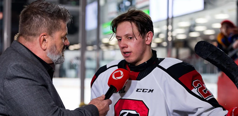 Dem 18-jährigen Vorarlberger Marco Rossi winkt eine große Karriere in der Eishockey-Eliteliga NHL. 