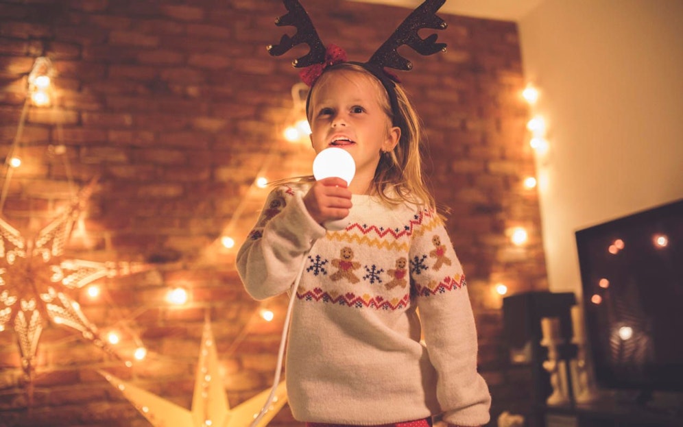 Singing Christmas songs