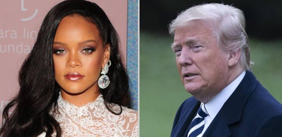 Rihanna will nicht, dass Trump ihre Musik spielt.