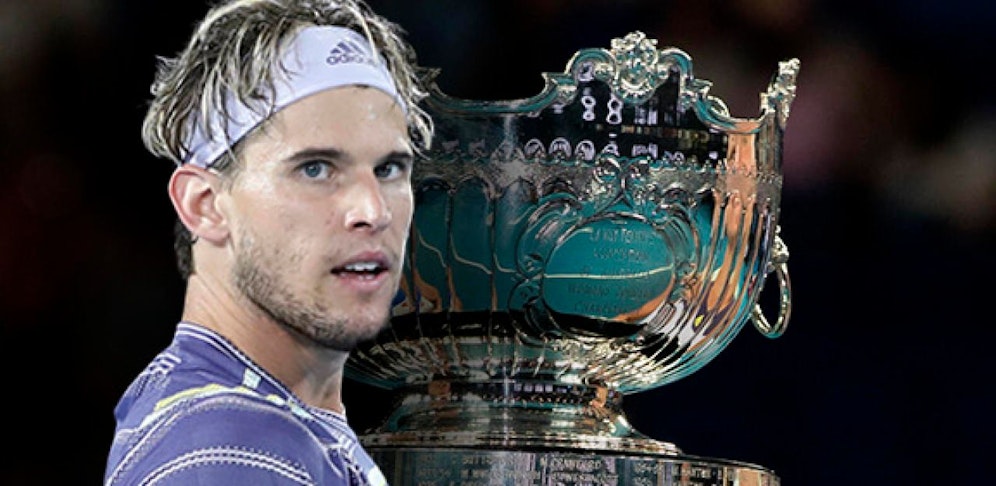 Thiem winkt ein 2,5-Millionen-Scheck.